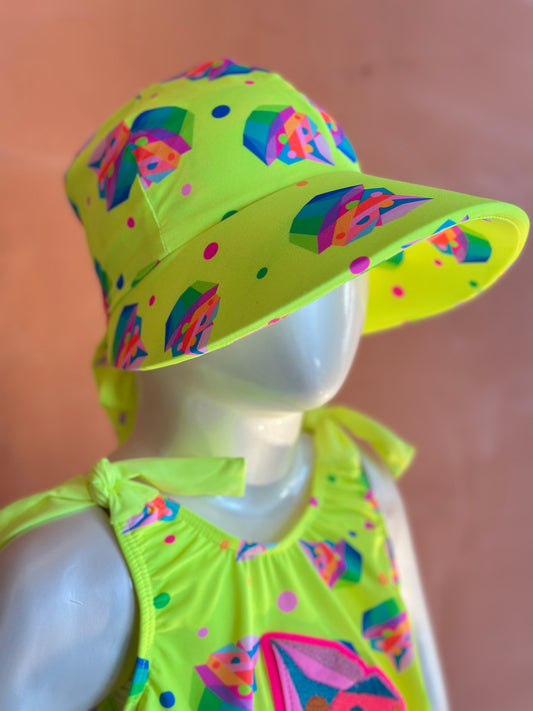 Viseira Infantil Proteção UV Malu Cupcake - Siri Kids