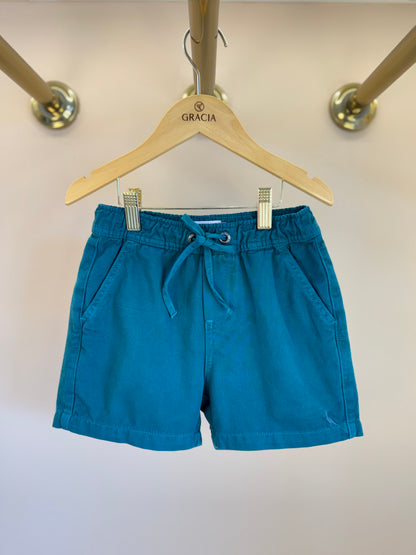 Short Infantil Mini Elástico Light Azul Petróleo - Reserva Mini