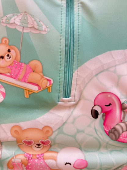 Maiô Infantil Bichinhos Corações - Infanti