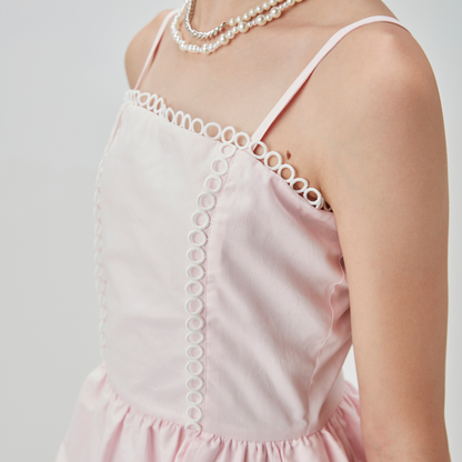 Vestido Teen Camadas Babados Rosa Claro - Two In PRÉ-VENDA