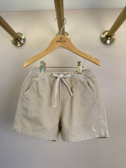 Shorts Infantil Sarja Areia - Reserva Mini