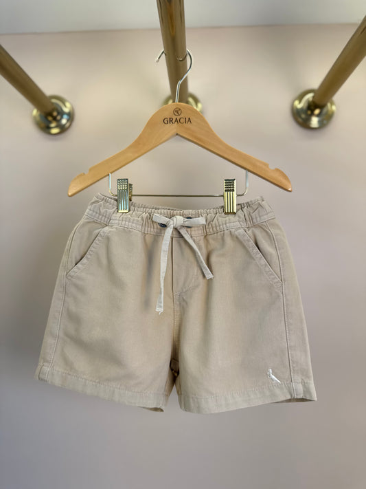 Shorts Infantil Sarja Areia - Reserva Mini