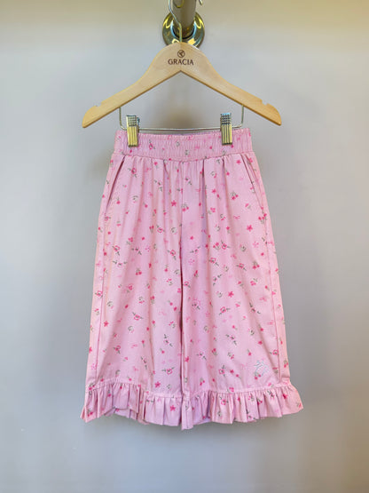 Calça Infantil Pantacourt Mini Flores - Pituchinhus