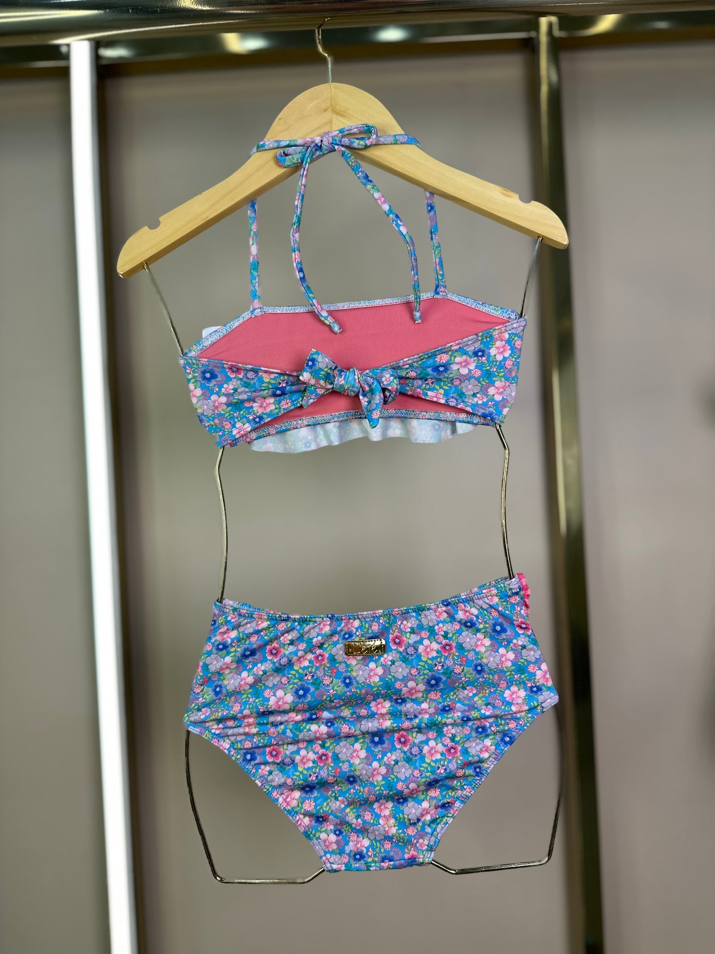 Biquíni Infantil Babado Floral - L'été