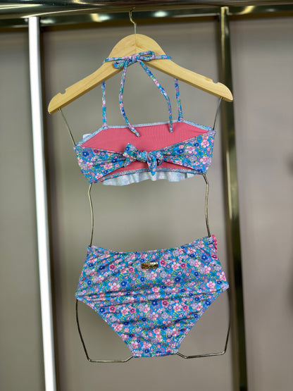 Biquíni Infantil Babado Floral - L'été