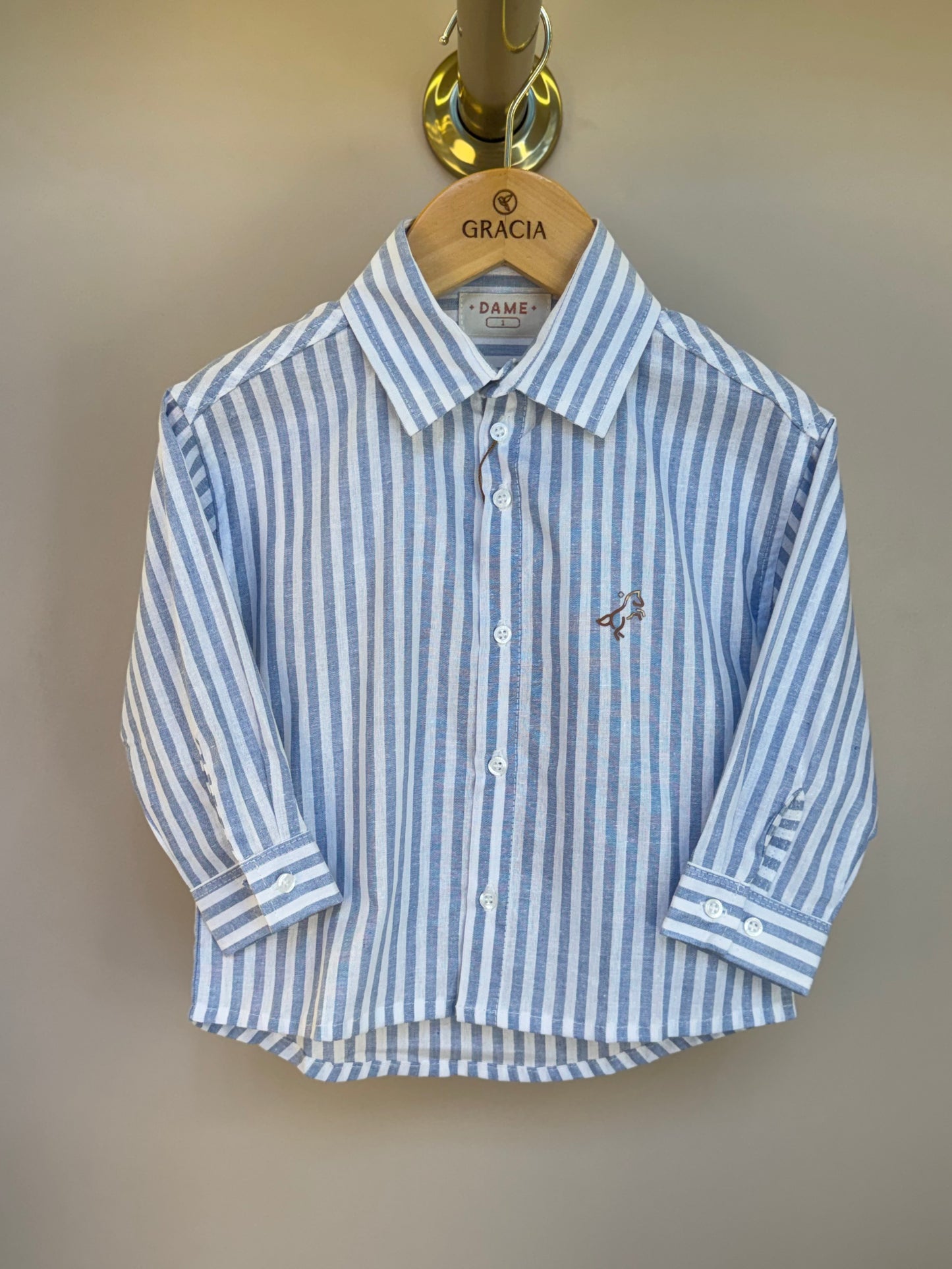 Camisa Infantil Luhi Delavê - Dame