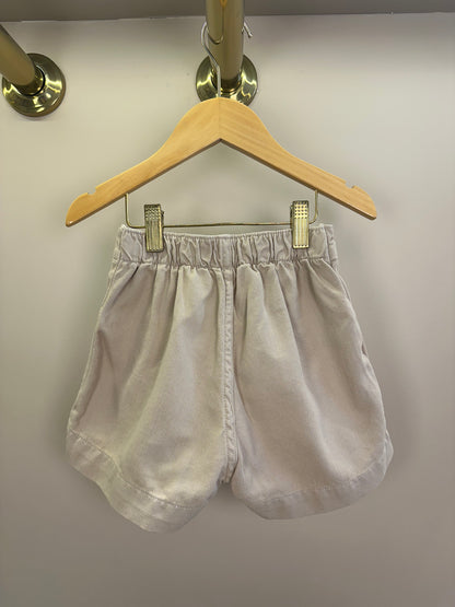 Shorts-Saia Infantil Sarja com Botões - Momi