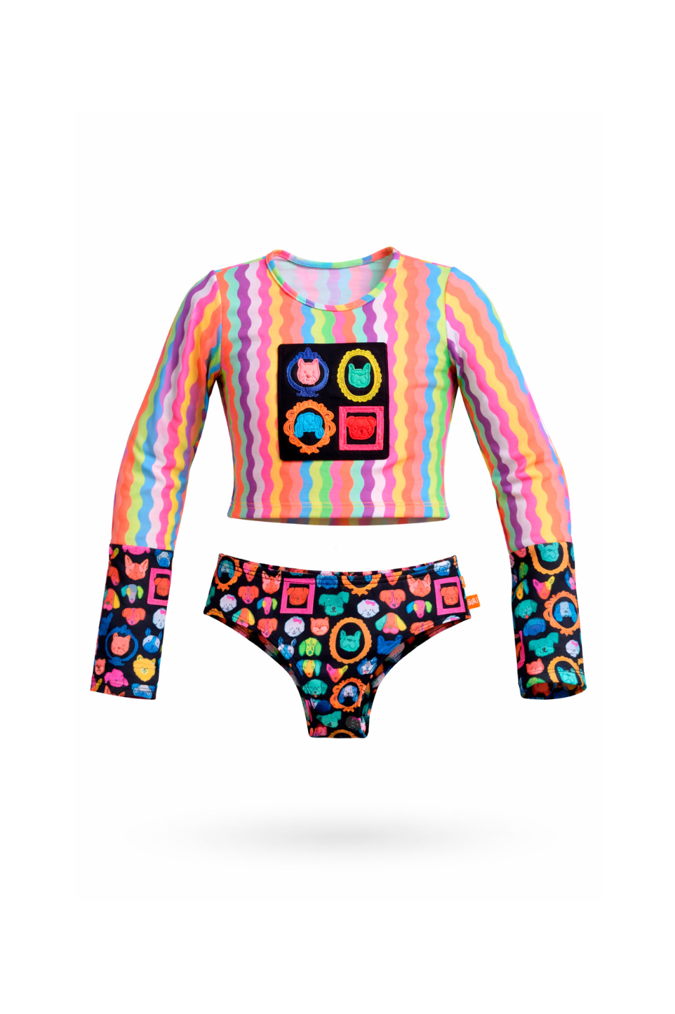 Body Infantil ML Fernanda Est Color Dog - Siri Kids
