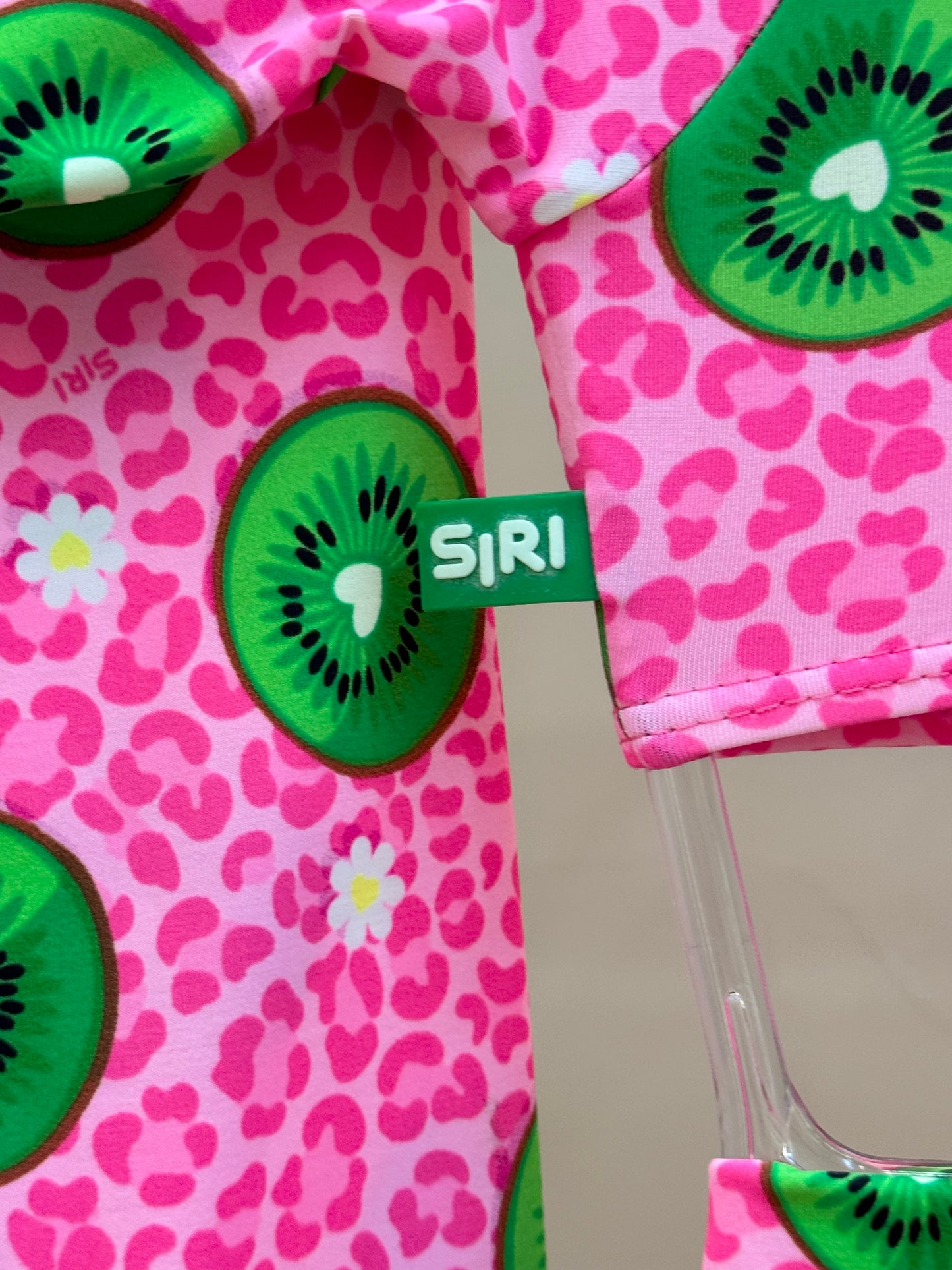 Biquíni Infantil Cropped ML Thais Aplic Est Kiwi - Siri Kids