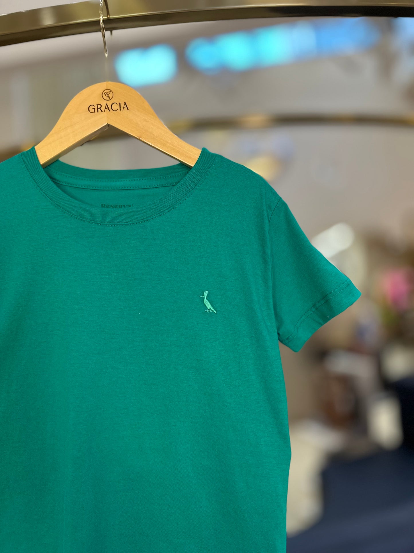 Camiseta Infantil Pima Verde - Reserva Mini