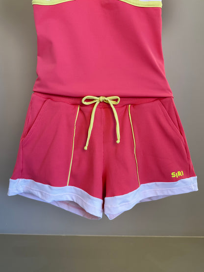 Conjunto Infantil Blusa Maitê Chloe e Shorts Maitê Beach Tennis - Siri Sport