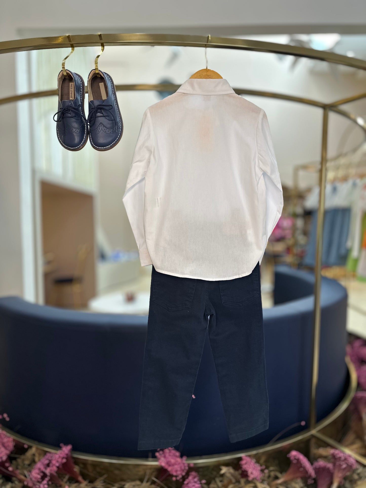 Camisa de tricoline 100% algodão - Um Mais Um