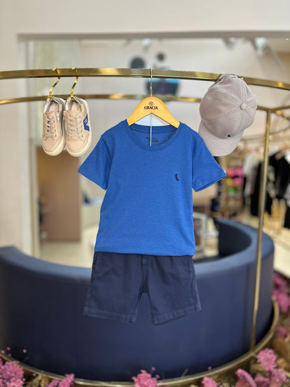 Camiseta Infantil SM Paris Royal - Reserva Mini