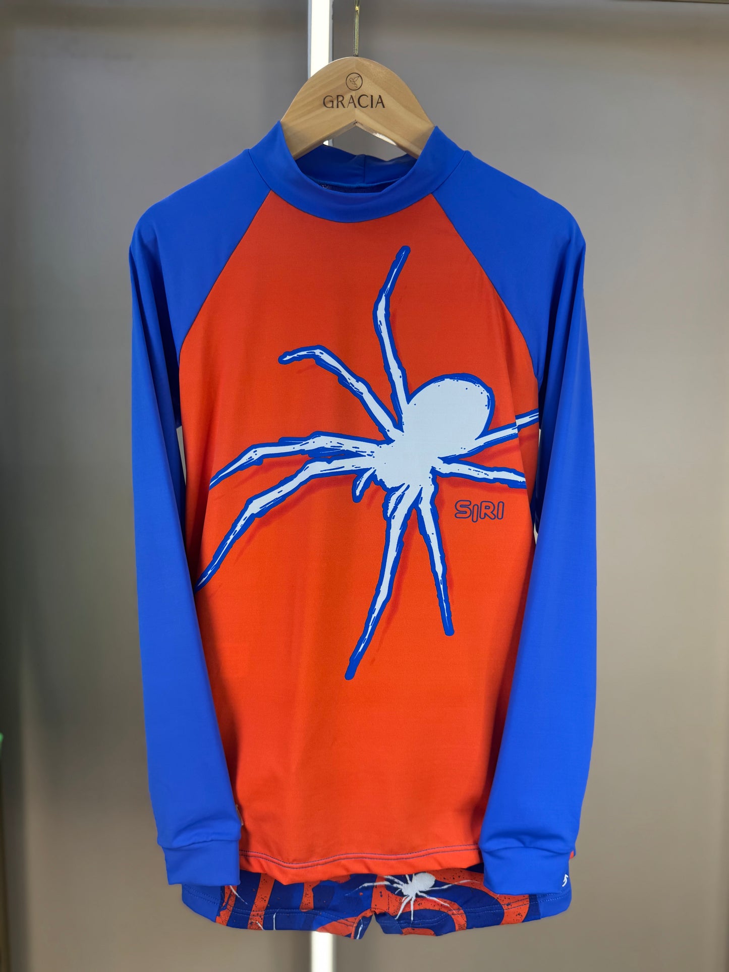 Conjunto Infantil Blusa Proteção UV e Sunga Murilo Spider - Siri Kids