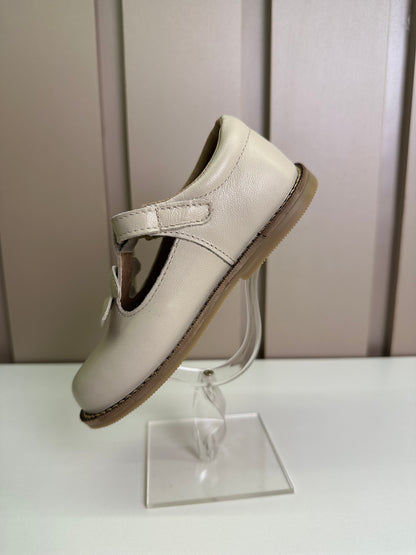 Sapato Infantil Couro Daminha Ingrid Off White  - Gracia