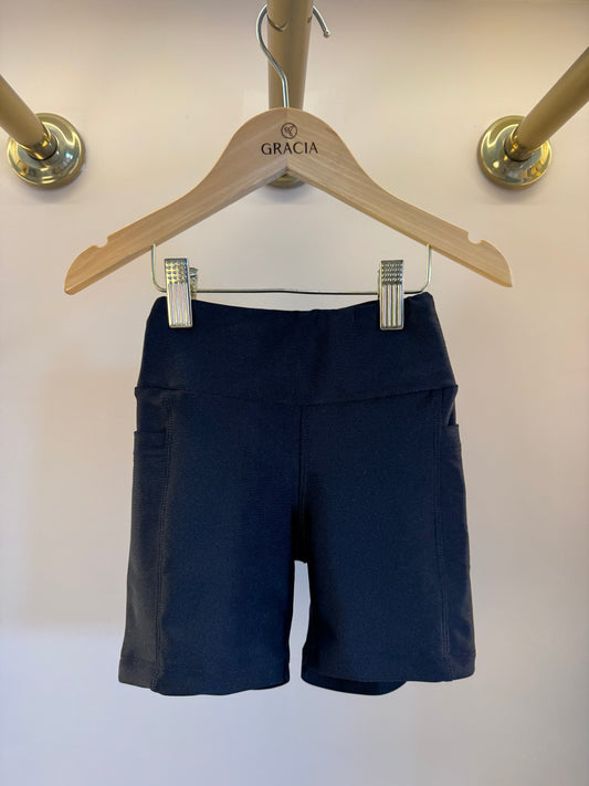 Bermuda Infantil Eloisa Trilobal Básico Preto - Siri Sport