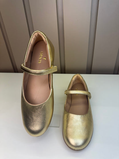 Sapatilha Infantil Lisa Dourada - Gracia