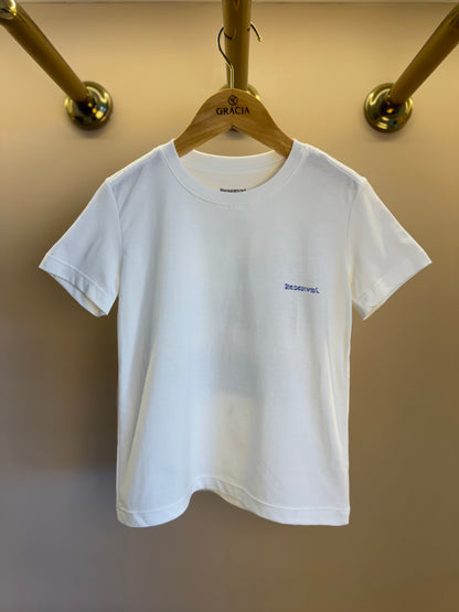 Camiseta Infantil Off White Montanhas Costas - Reserva Mini