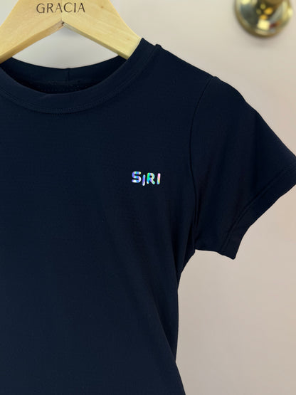 Conjunto Infantil Blusa Maria New Trip e Bermuda Eloisa Trilobal Básico Preto - Siri Sport