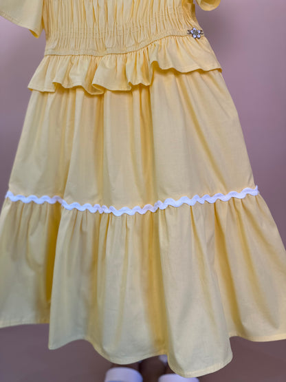 Vestido Infantil Algodão Petit Sunny - Momi
