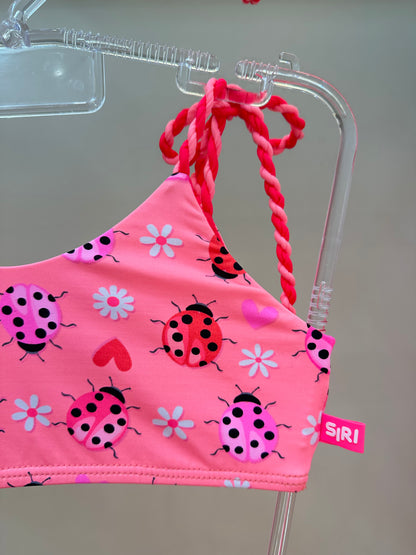 Biquíni Infantil Faixinha Alexia Est. Joaninha - Siri Kids