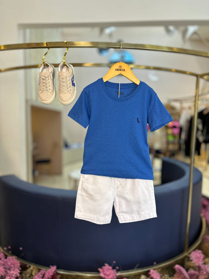 Camiseta Infantil SM Paris Royal - Reserva Mini