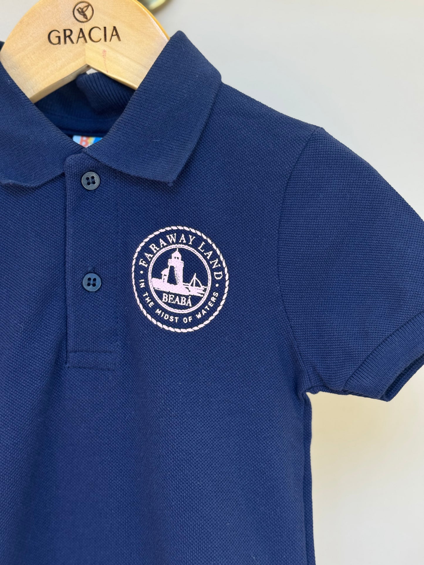 Polo Infantil Farway Marinho - Beabá