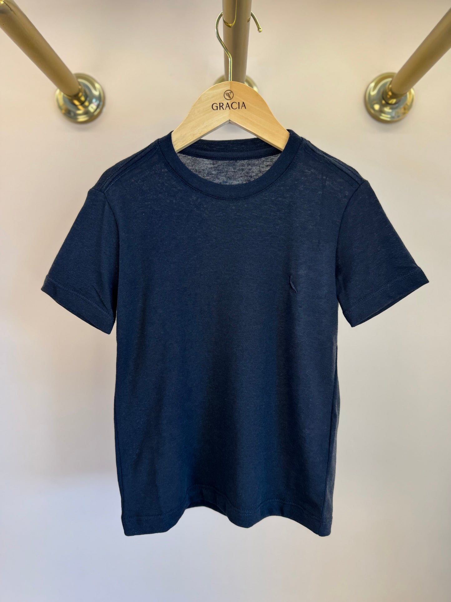 Camiseta Infantil Pêssego Preta - Reserva Mini