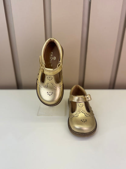 Sapato Infantil Serena Dourado - Gracia
