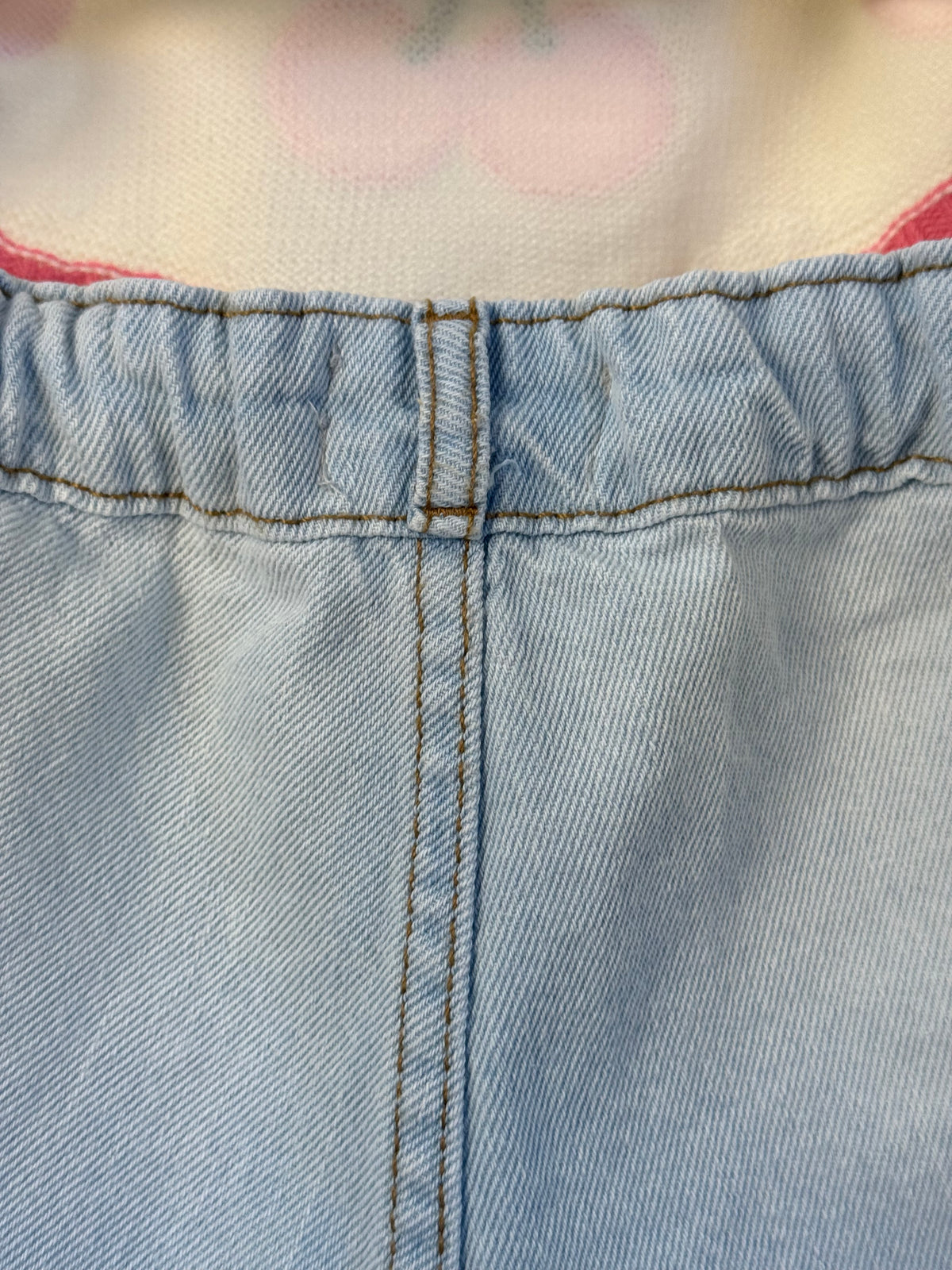Conjunto Infantil Blusa Infantil Tricot Cerejas e  Shorts Jeans Com Pingente - Momi