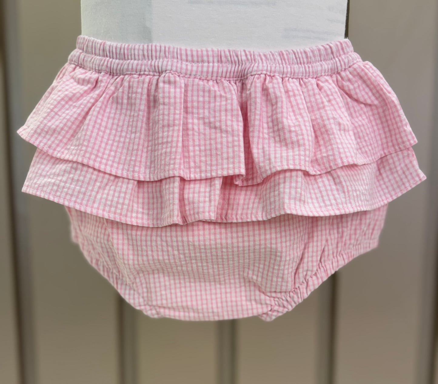 Conjunto Bebê Body Com Estampa Ursinho E Calcinha Fofa Tricoline Rosa - Um Mais Um