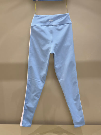 Conjunto Infantil Top Jessica Tenista Azul e Legging Fuseau Jessica Tenista Azul - Siri Sport