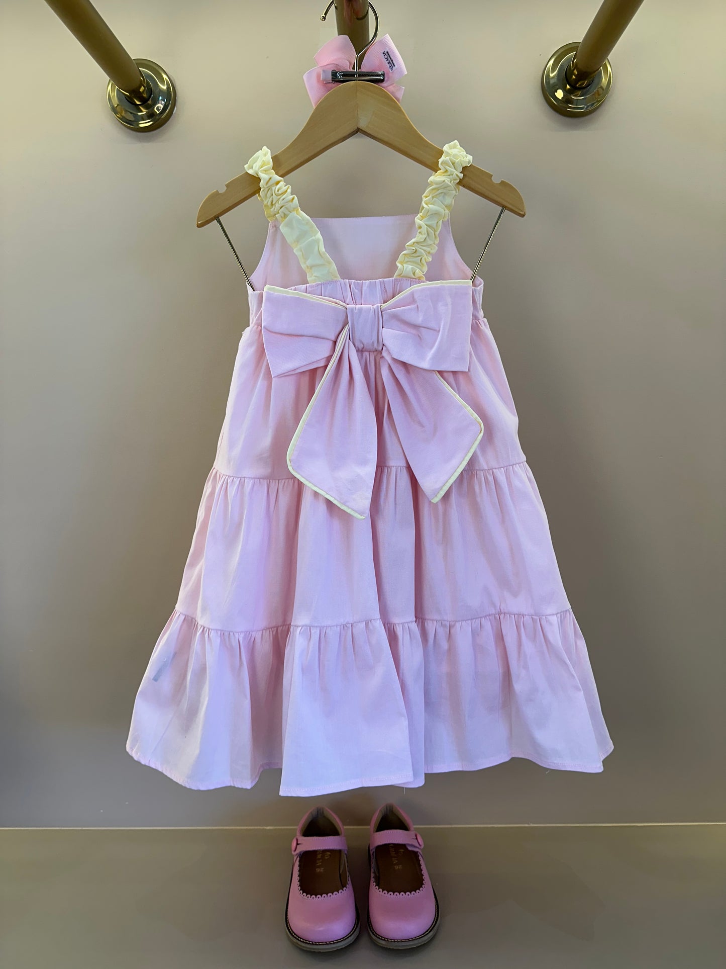 Vestido Infantil Borboletas e Rosas - Gabriela Aquarela