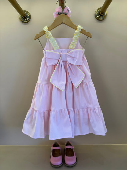 Vestido Infantil Borboletas e Rosas - Gabriela Aquarela