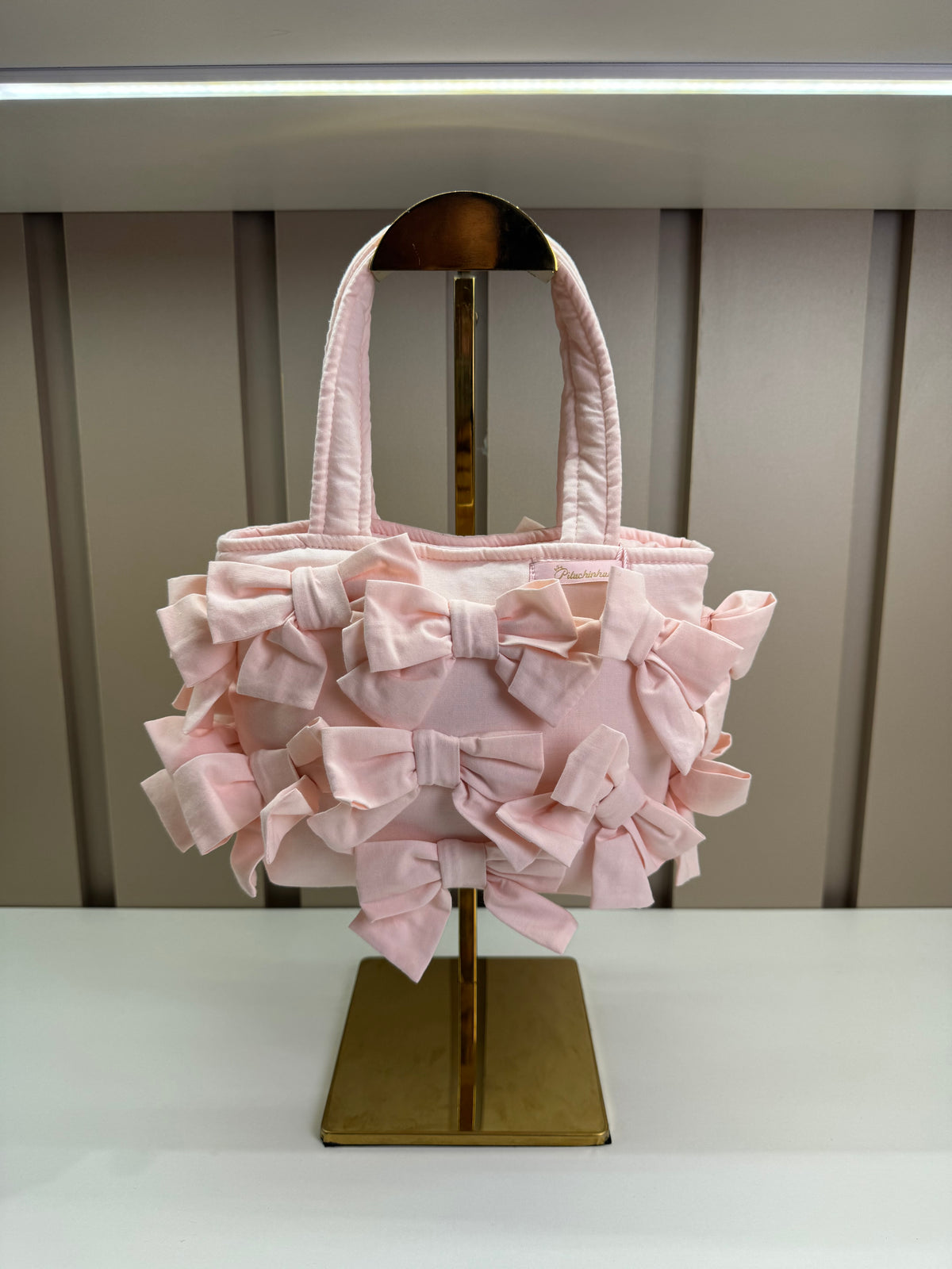 Bolsa Infantil Puffer Multi Laços Bordados - Pituchinhus