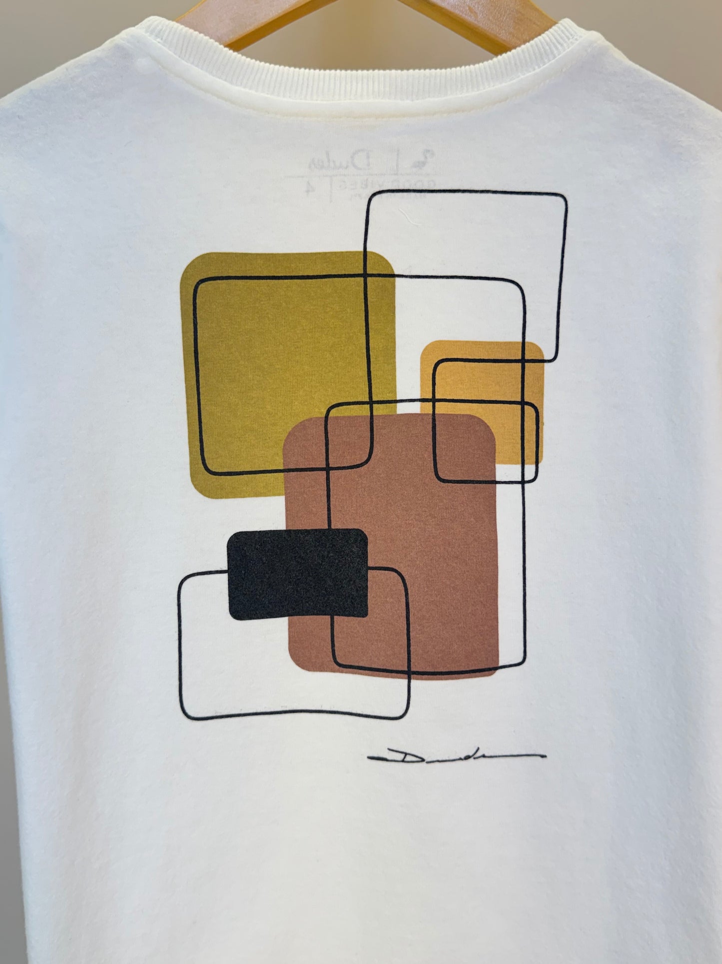 Camiseta Infantil Algodão Abstrata - Dudes