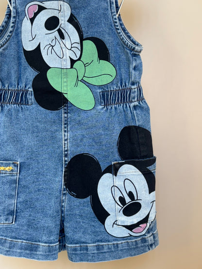 Jardineira Infantil Jeans Disney - Animê