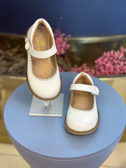 Sapato Infantil Aurora Branco - Gracia