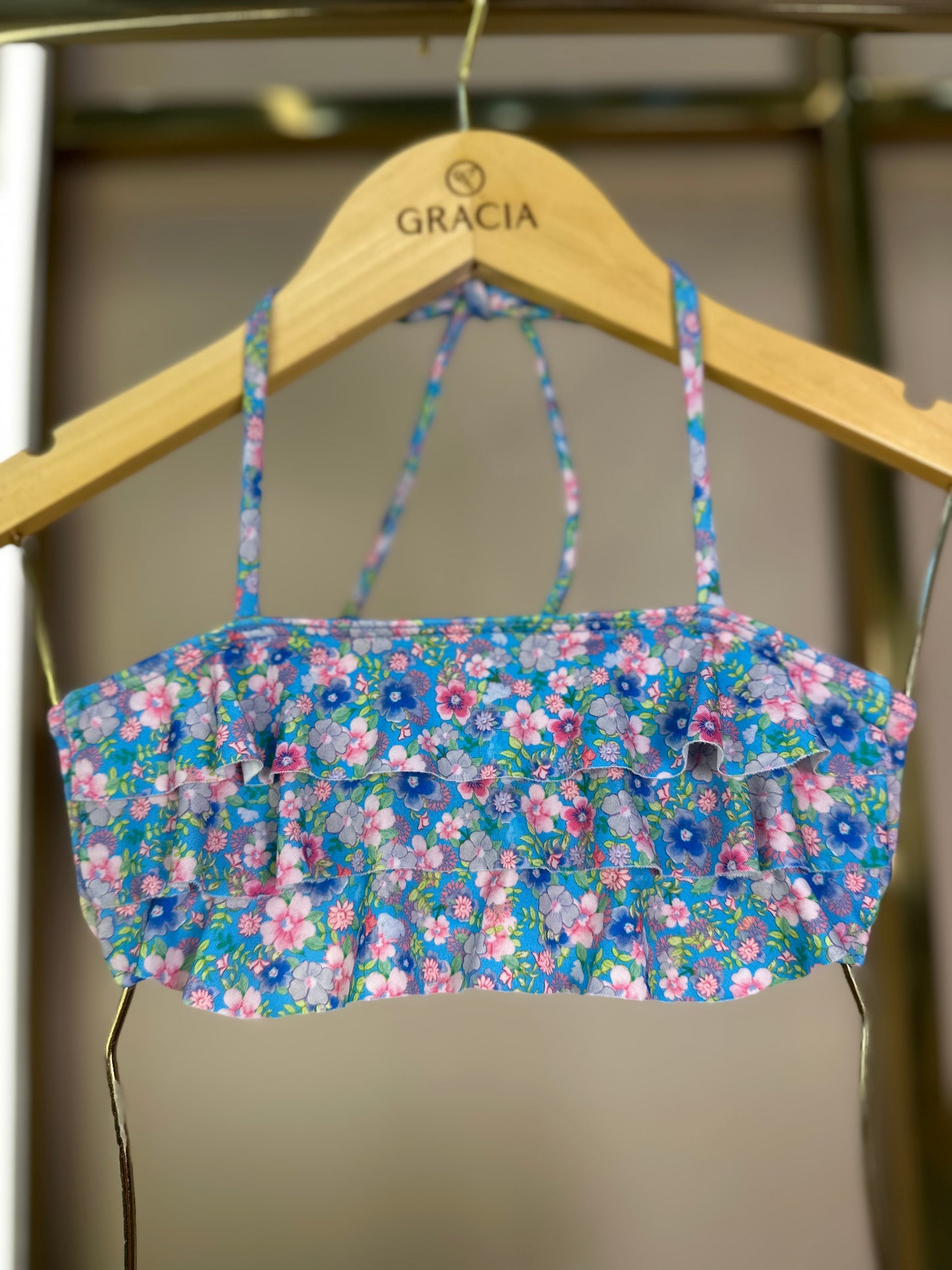 Biquíni Infantil Babado Floral - L'été