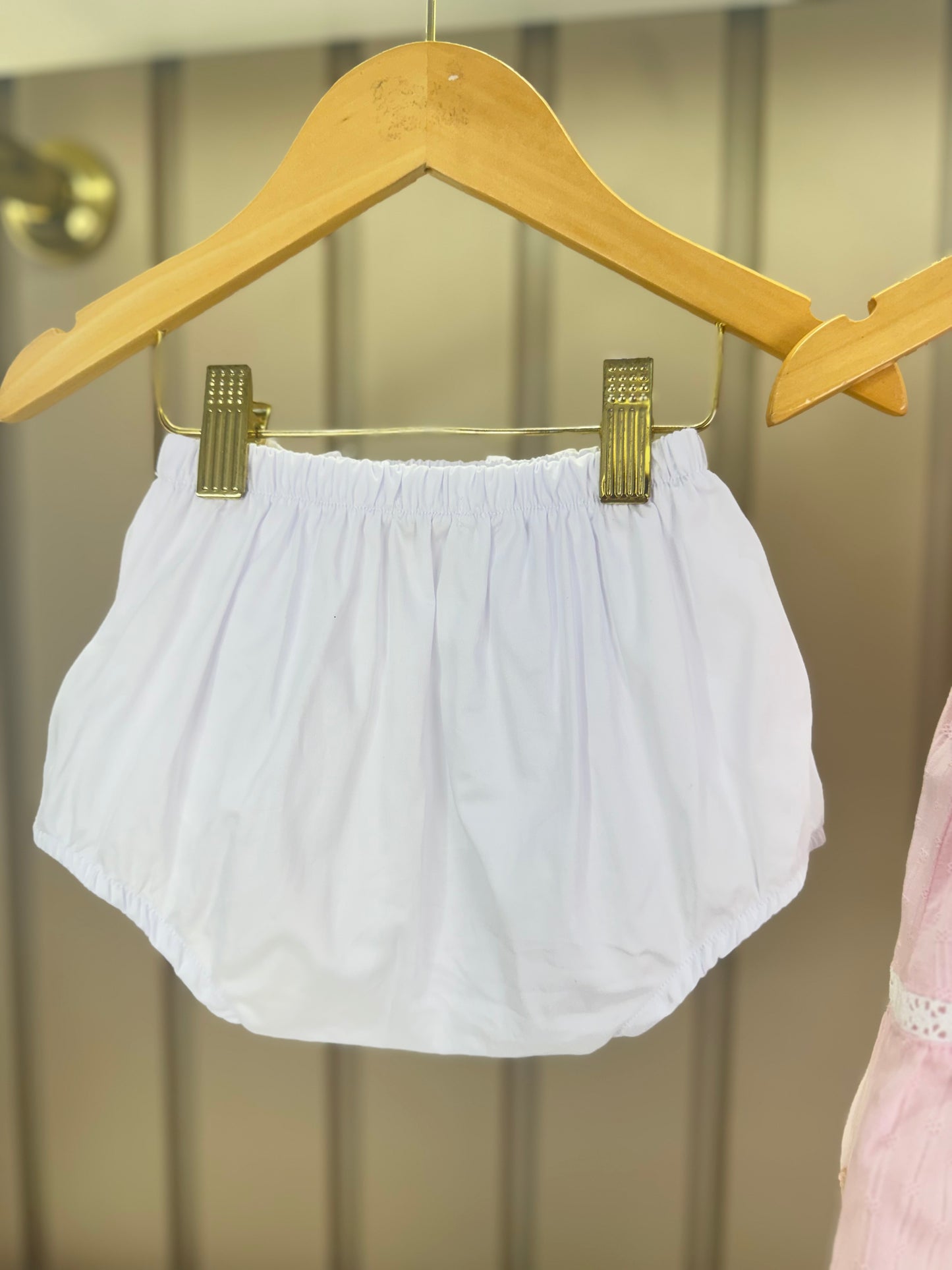 Conjunto Bebê Bata Linho Multi Laços e Calcinha - Petit Cherie