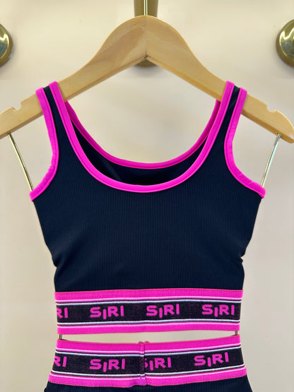 Conjunto Infantil Cropped Bia Balance e Saia Infantil Bia Balance Diversão - Siri Sport