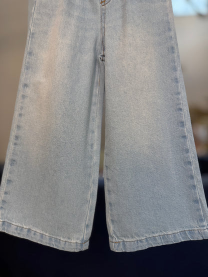 Calça Jeans Infantil Cós Clochard - Momi