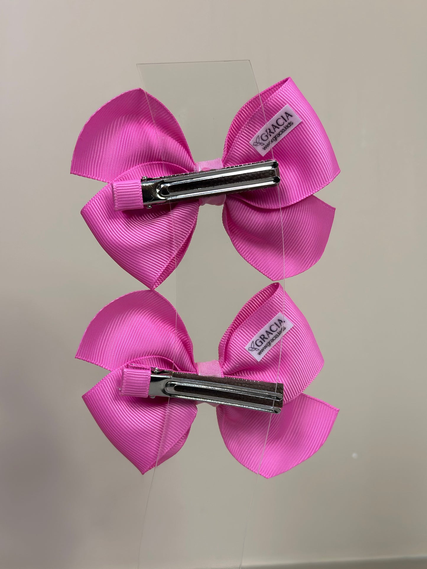 Laço Infantil Special Organza Liso Rosa Candy - Gracia