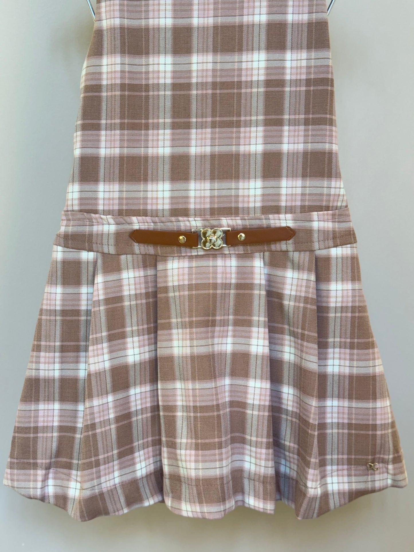 Vestido Infantil Alfaiataria com Cinto - Petit Cherie