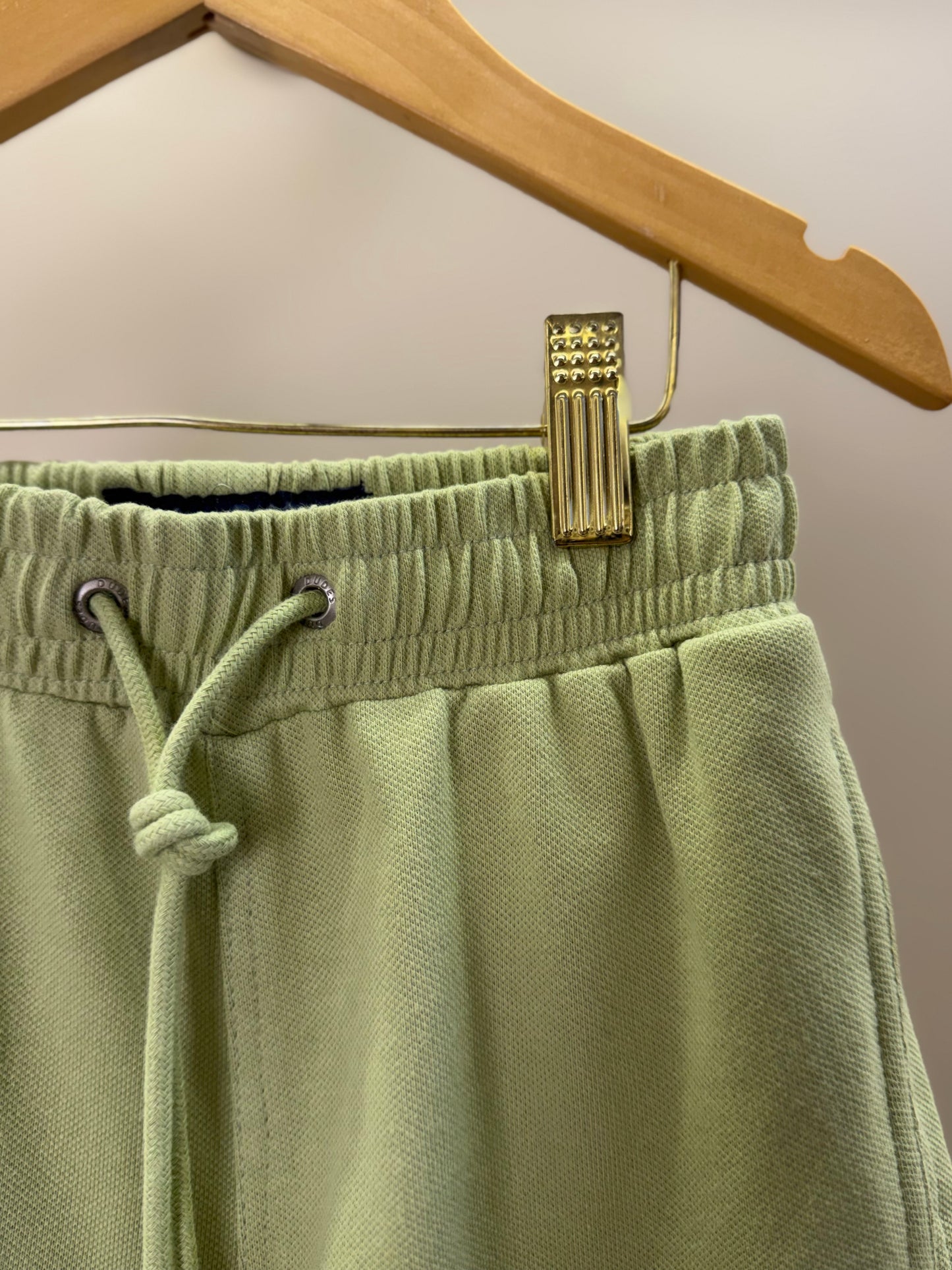 Shorts Infantil Piquet Cordão Verde - Dudes