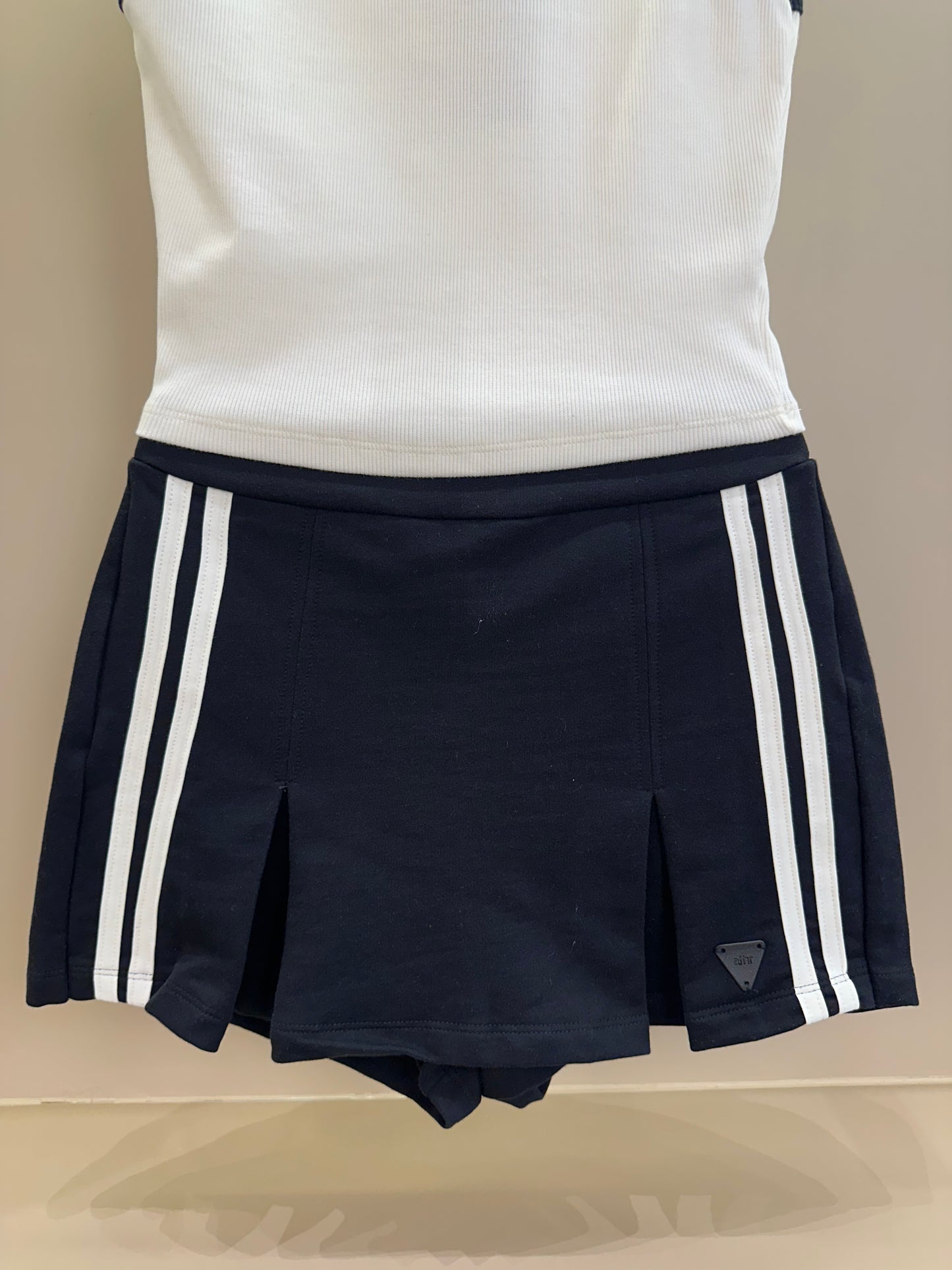 Conjunto Teen Regata e Short - Saia Preto - Authoria