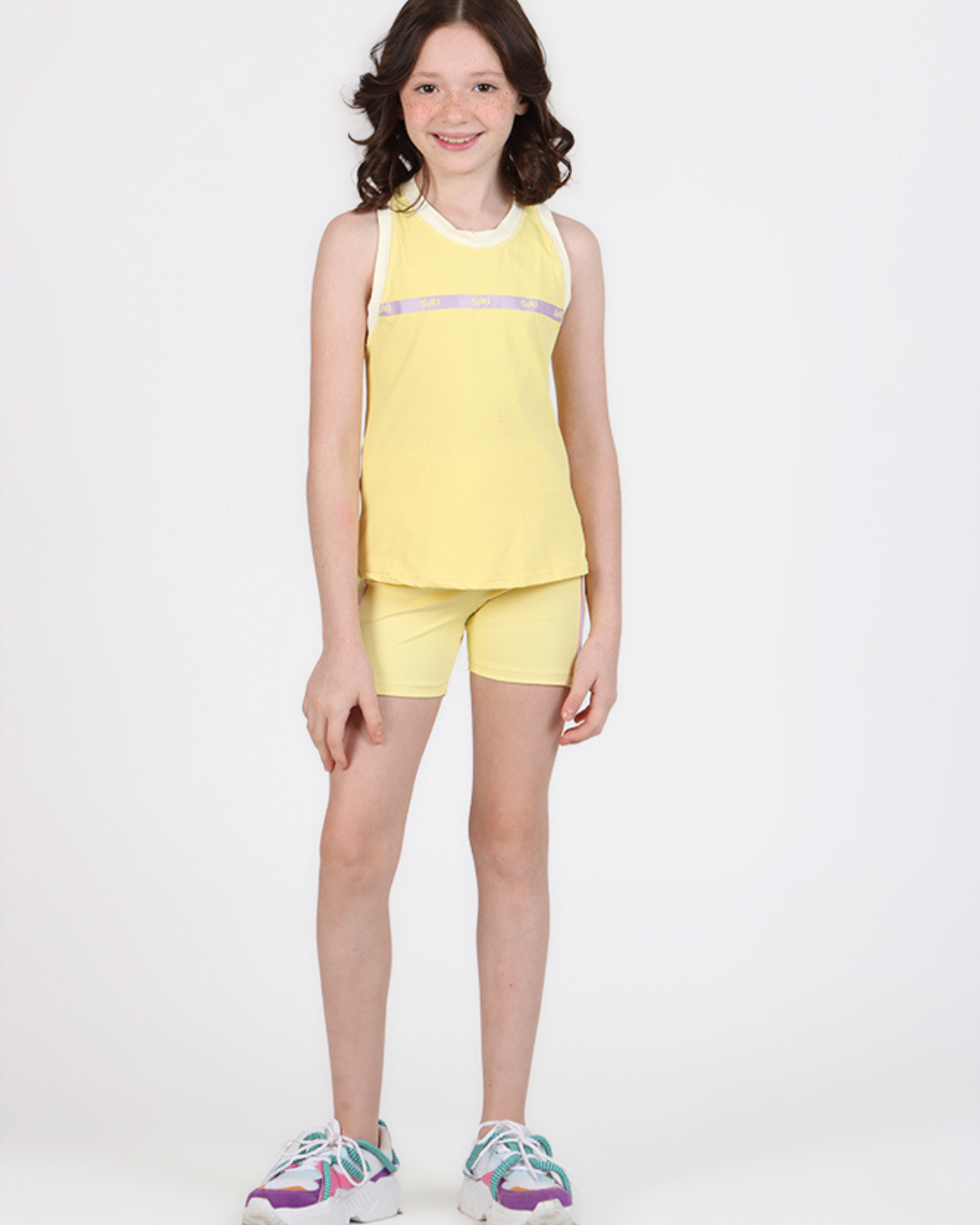 Conjunto Infantil Regata Atena Chloe Silk Diversão e Bermuda Isis Silk Diversão - Siri Sport