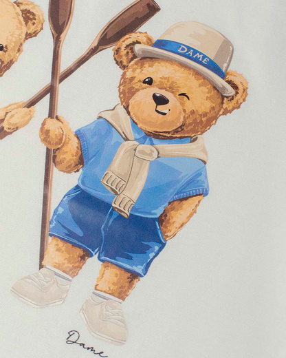 Camiseta Infantil Algodão Teddy Remos Off - Dame