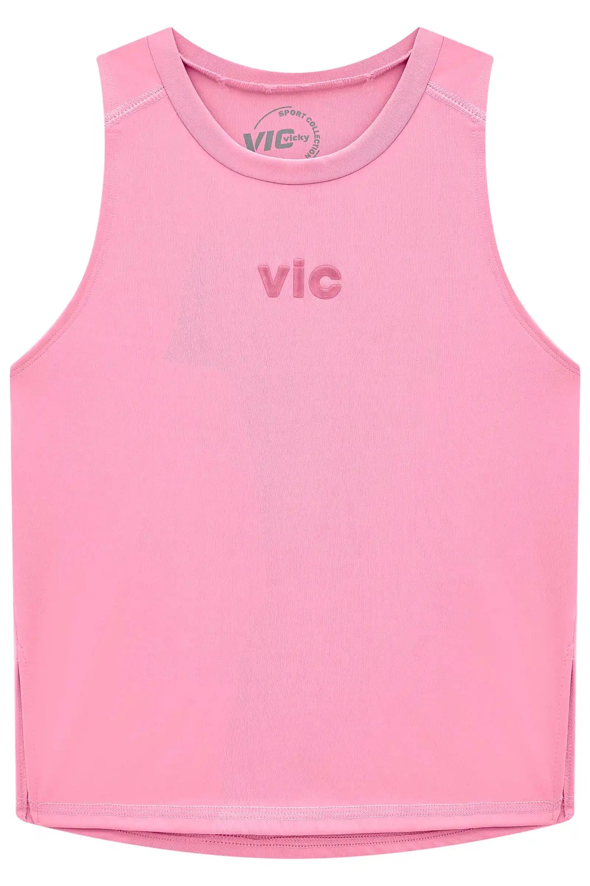 Regata Infantil Malha Poliamida UV50 Rosa - Vic Vick