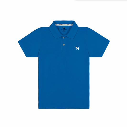 Camisa Polo Infantil Piquet Royal - Charpey PRÉ-VENDA